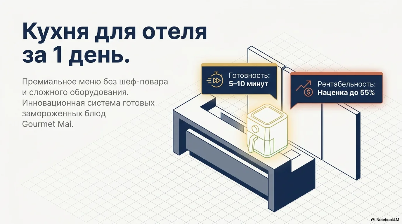 Запуск пиццы и легкой кухни без полноценной кухни